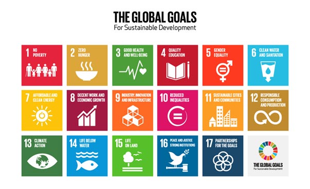 Die 17 Ziele für eine nachhaltige Entwicklung. Foto: The Global Goals